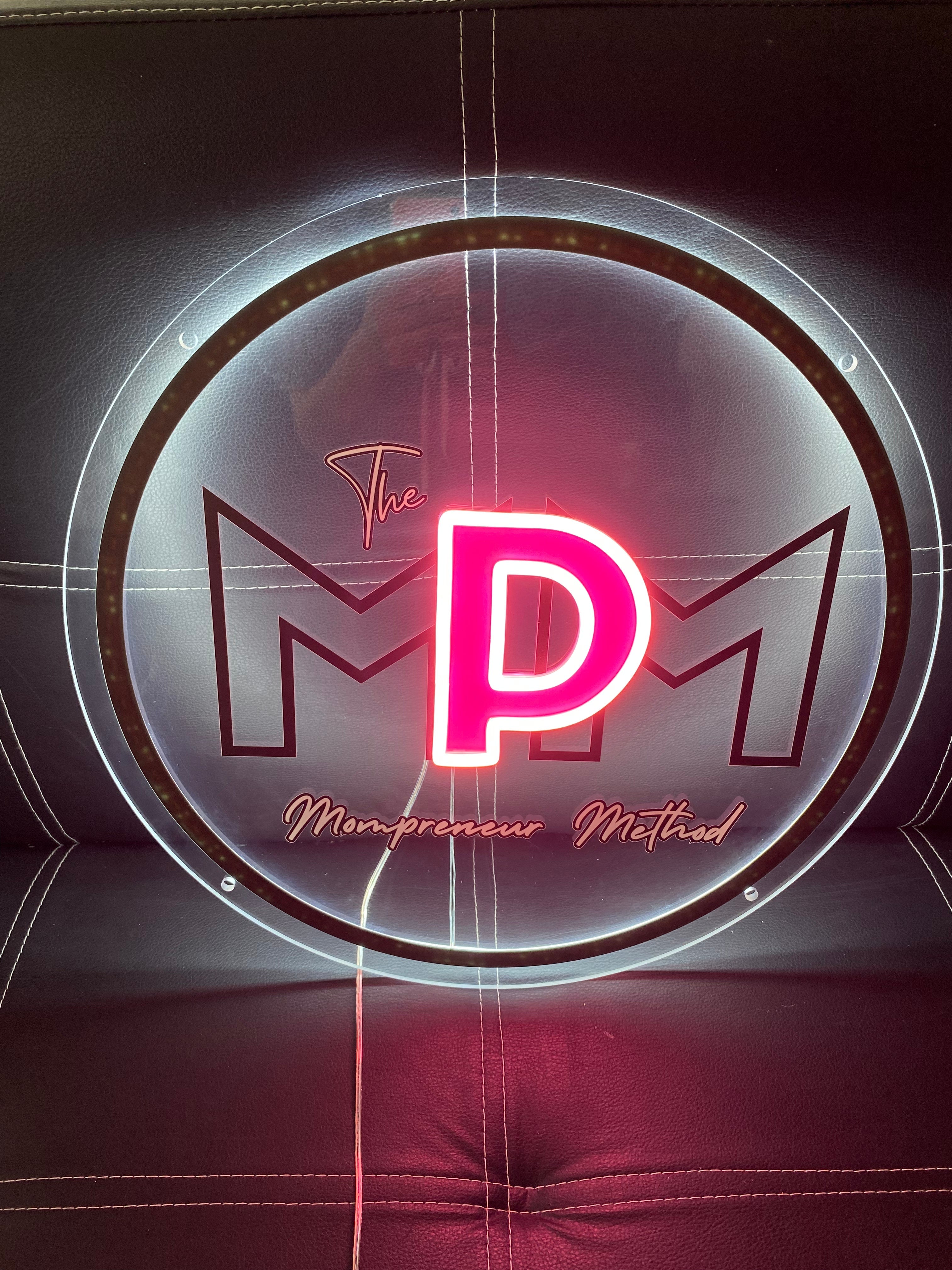 Custom LED Backlit Logo Sign – Personalized Business Neon Sign for Branding, Storefront, Office, Salon, Boutique, Wall Decor | Illuminated Acrylic Light Sign with 3D Letters