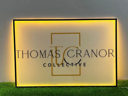 LED Backlit Name Sign – Personalized Acrylic Lighted Wall Sign for Home Decor, Wedding, Bar, Restaurant, Custom Logo Sign for Indoor Display and Branding