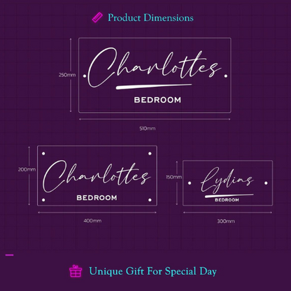 Custom Affirmations Mirror Personalized neon sign
